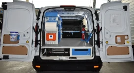 01_Ford Connect per manutenzione impianti semaforici allestito con sistema Syncro Ultra 
