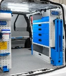 03_Parete destra Custom con cassetti, ripiani, portamorsa e accessori 