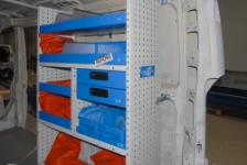 03_Parete destra Furgone allestita per crash test 2023