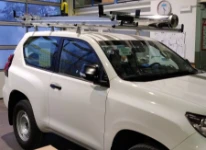 03_Sistema di trasporto sul tetto con portatubi e portascala per Land Cruiser Toyota