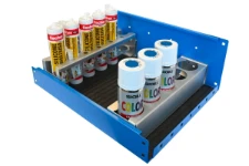 03_Telai in alluminio portabombolette e portacartucce per ripiani Syncro 