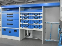 04_Fermavaligie automatico e portavaligette su Ducato 
