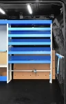 04_Scaffalatura Syncro e fermavaligie per furgoni