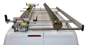 05_Sistemi di trasporto sul tetto di Fiat Scudo con portascala e portatubo Syncro 