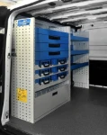 Allestimento per furgone Renault Trafic lato sx