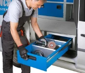 Cassettiere sottopianale su Caddy Wv 