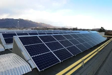 Gli inverter dell'impianto fotovoltaico della Francom s.p.a.