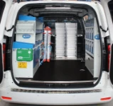 Il vano di carico attrezzato del H1 Hyundai