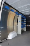 lato sinistro allestimento Sprinter 