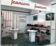 Lo stand di Francom alla fiera Macef 1986
