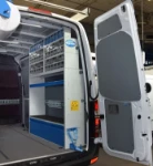Officina mobile su Sprinter per frigorista lato destro