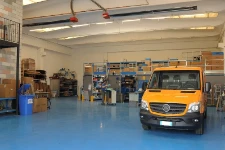 Officina montaggi e magazzino Syncro System a Levate (Bg)