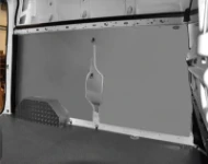 Pianale in legno marmato e pannelli in lamiera per Talento