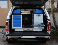 Pick up DMAX ISUZU con slitta estraibile chiusa 