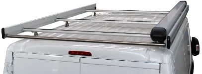 Portapacchi con porta tubi sul tetto del Citroen Jumper