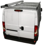 Portapacchi con porta tubi sul tetto del Peugeot Boxer