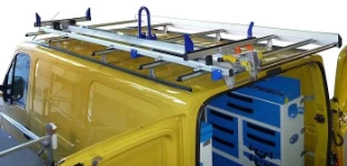 Portascale a 1 slitta completo di spondina e rullo per Interstar