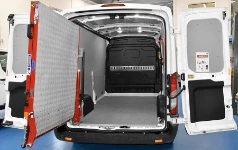 Rampa di carico ruotata nel Trasit