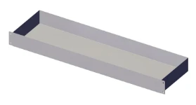 Ripiano scaffalatura stagno per liquidi e lubrificanti