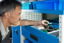 scaffalature per furgoni con divisori