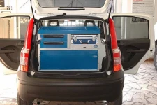 Scaffale su Panda Van