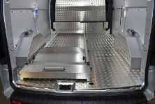 Slitta per trasporto cofani funebri