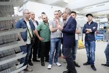 Tour guidato di Francom durante l'open doors del 19 maggio