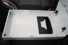 Tutto in ordine e a portata di mano sul sedile