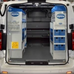 Vano di carico allestito del Jumpy per elettricista