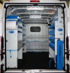 Vano di carico allestito del Peugeot Boxer