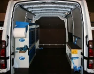 Vano di carico con allestimento