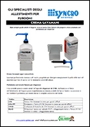 Crema lavamani e gel alcolico per furgoni