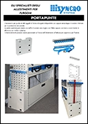 Volantino accessorio per alloggiare punte nel furgone ed altri oggetti lunghi