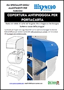 Nuova copertura antipioggia per il portarotolo per furgoni