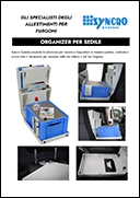 Organizer da installare sul sedile della vettura o del furgone