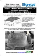 Pianali per furgoni in multistrato + alluminio mandorlato