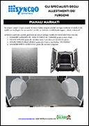 Volantino pianali per furgoni finitura marmata
