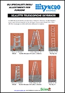 Scalette telescopiche ottime da inserire nel furgone attrezzato